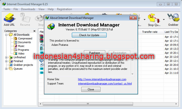 Download IDM Terbaru v Build 9 (Full Version) | YASIR idm terbaru full patch